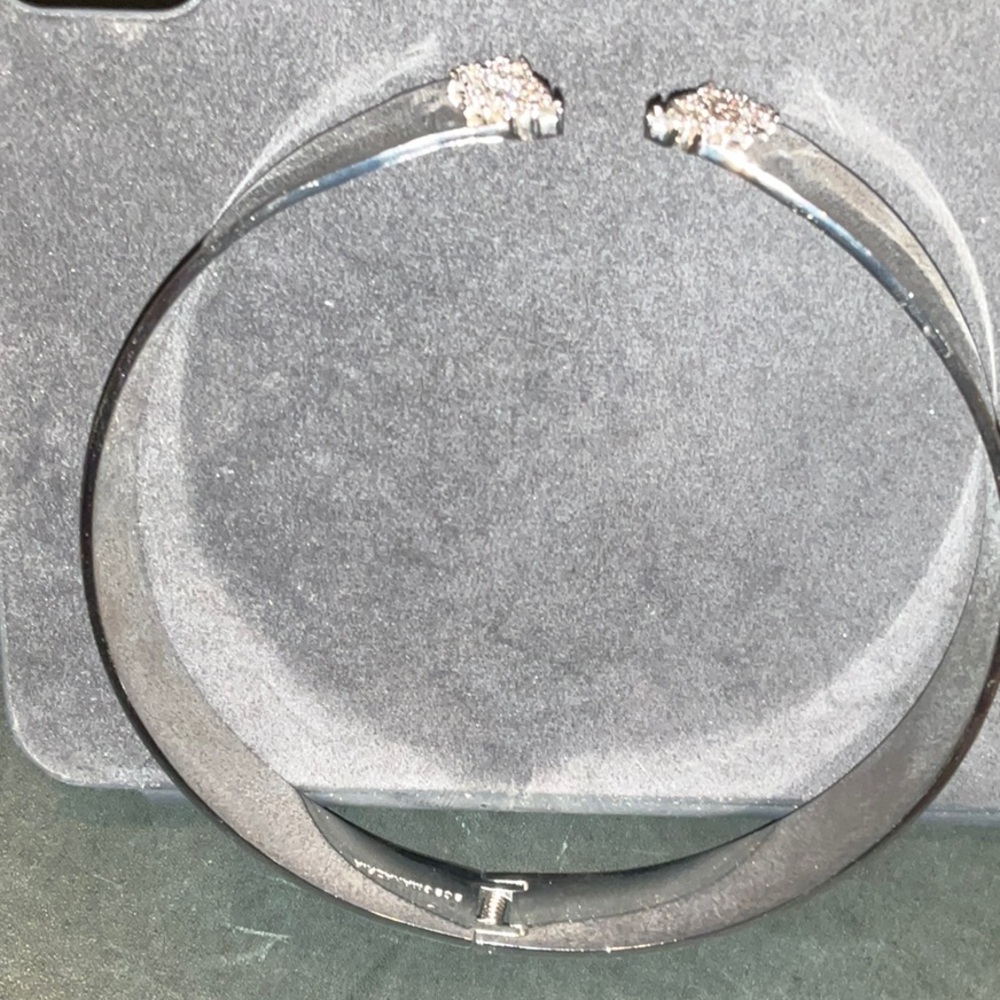 Silver Choker Necklace - Picture 2 of 3